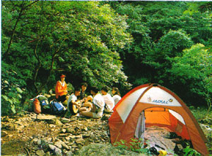 야영장(a campsite)