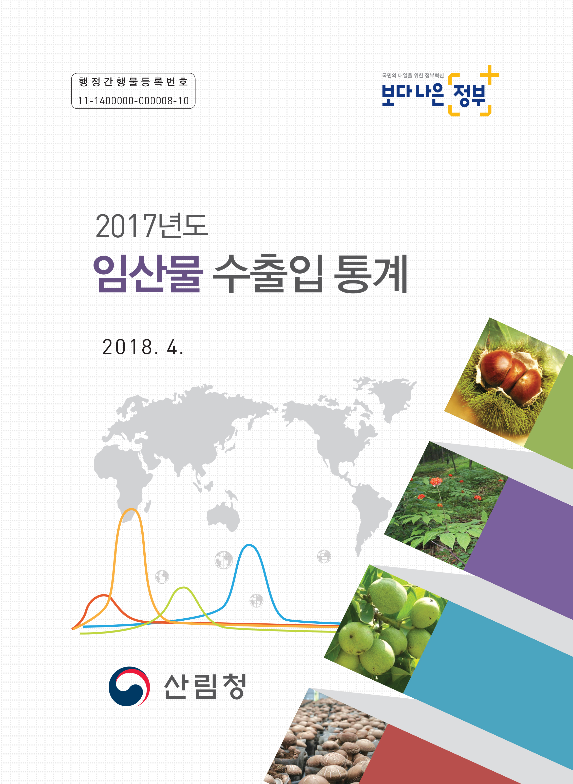 2017년도 임산물 수출입 통계 표지